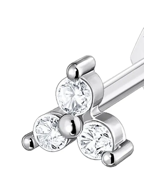 SABOTEUR Triplex diamond earrings