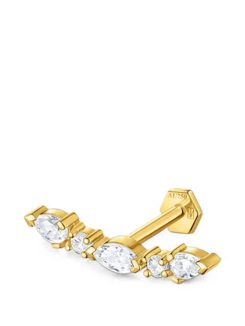 SABOTEUR diamond piercing earrings