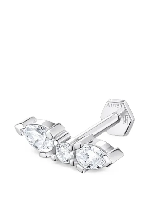 SABOTEUR pear-cut diamond earrings