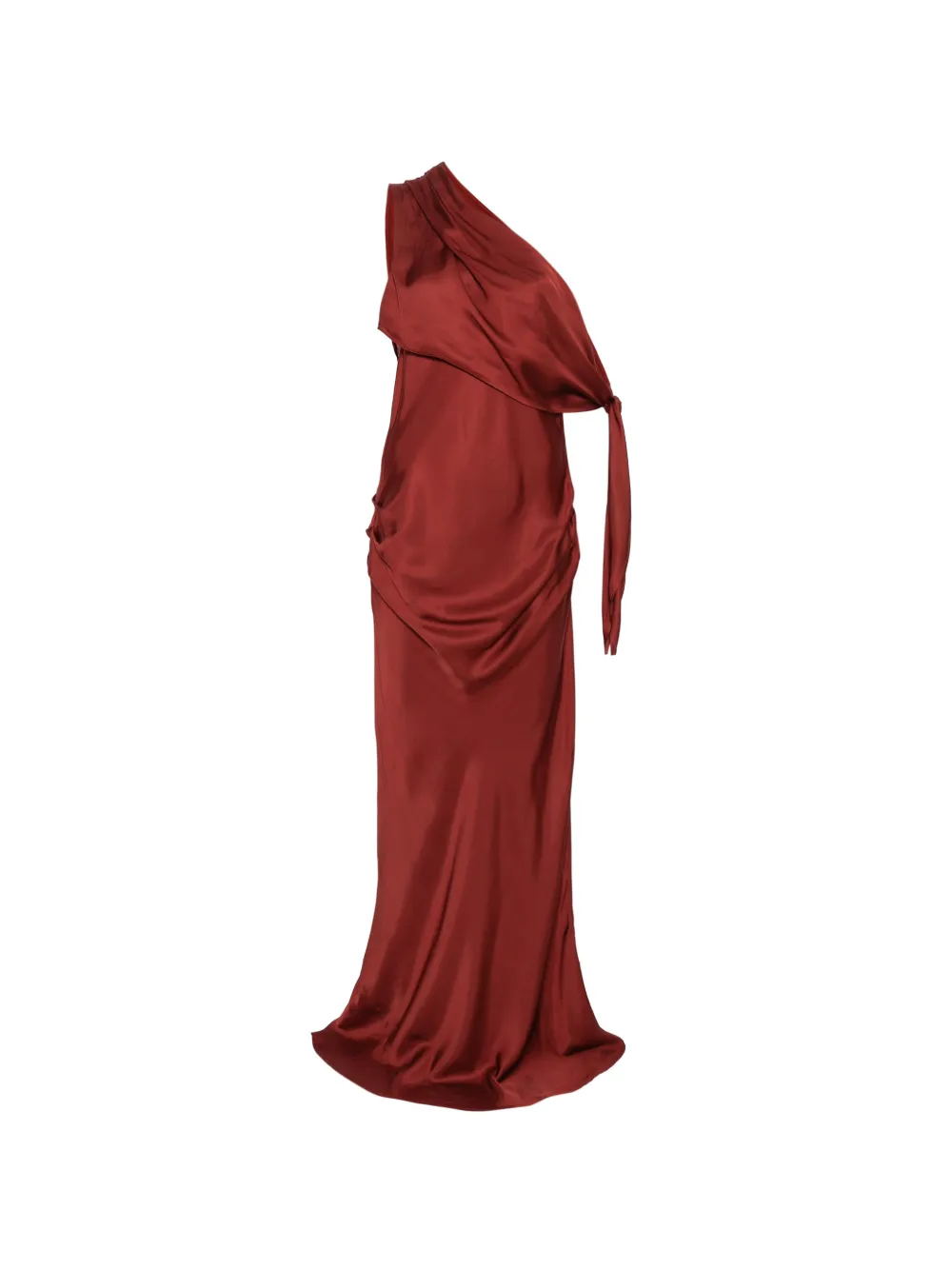Aniye By one-shoulder draped dress - Rouge Aniye By one-shoulder draped dress - Rouge