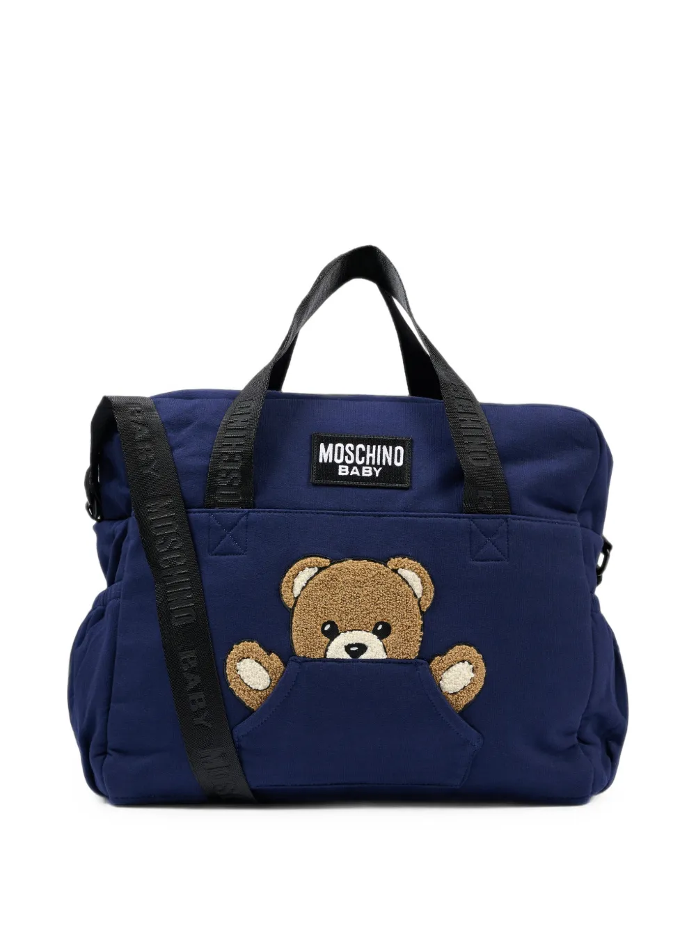 Moschino Kids Teddy Bear changing bag - Blu