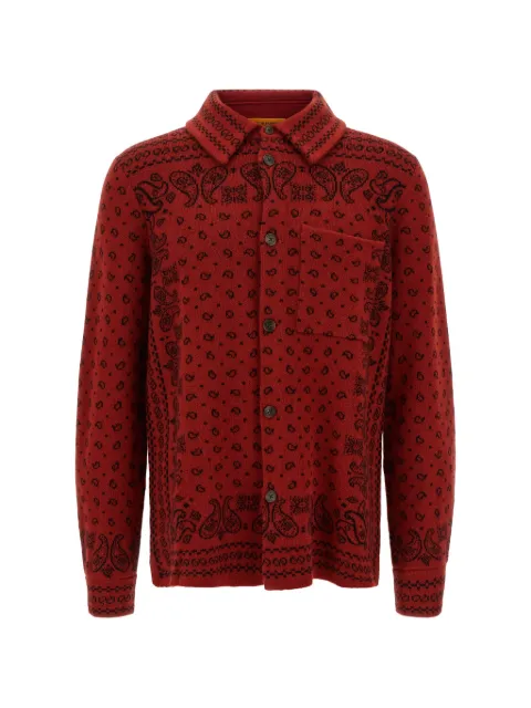 Guest In Residence Wild Rag jacquard cashmere shirt