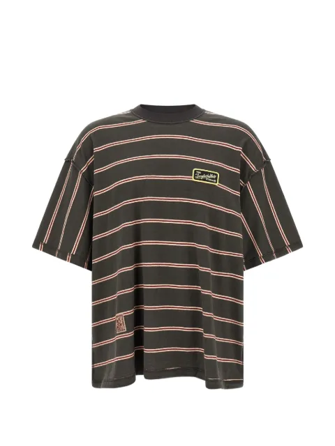 Song For The Mute Gym Tee striped T-shirt