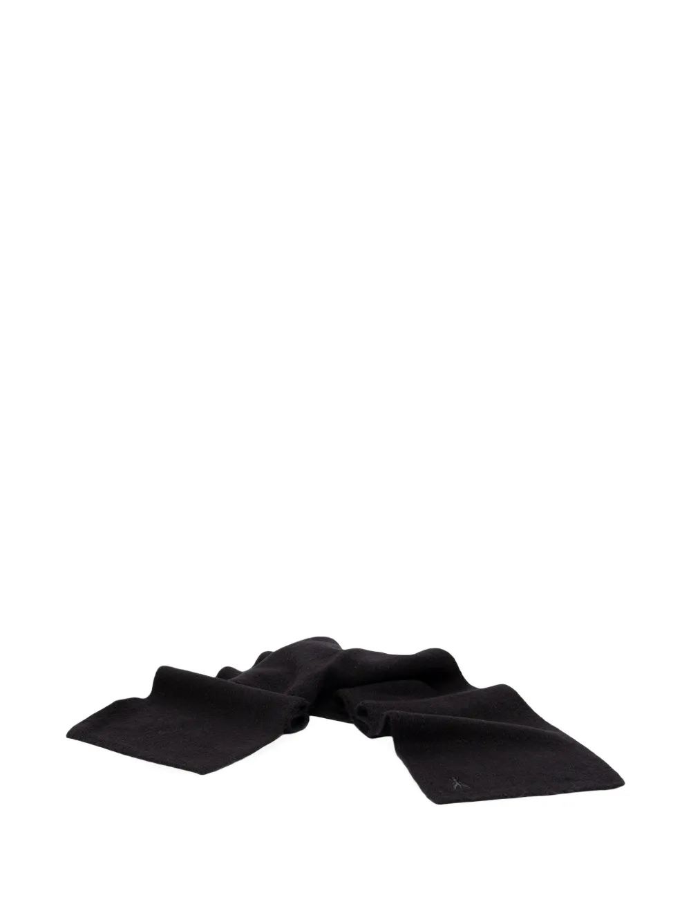 Patrizia Pepe logo-embroidered wool scarf