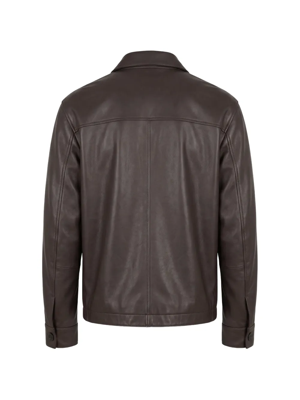 Tagliatore Foch leren jack Bruin