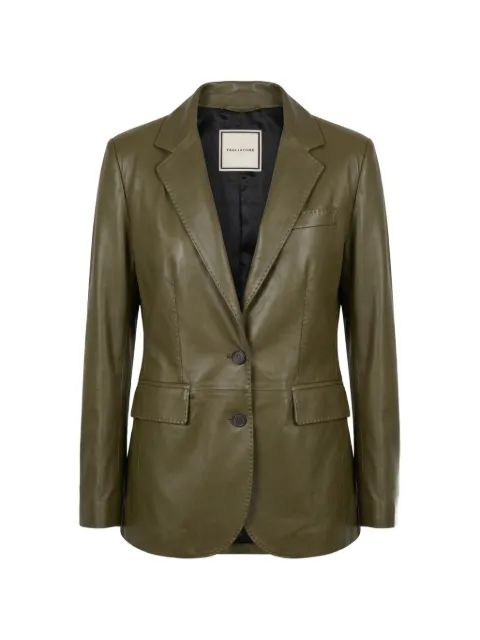 Tagliatore leather blazer