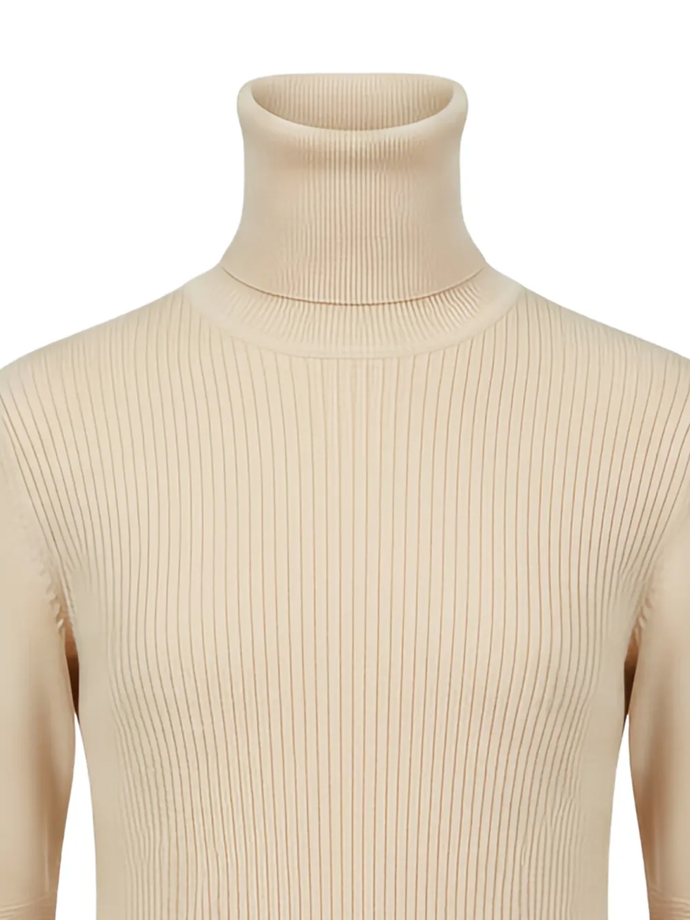 Moncler Grenoble Ribbed-knit Turtleneck Jumper in Neutrals, view 2