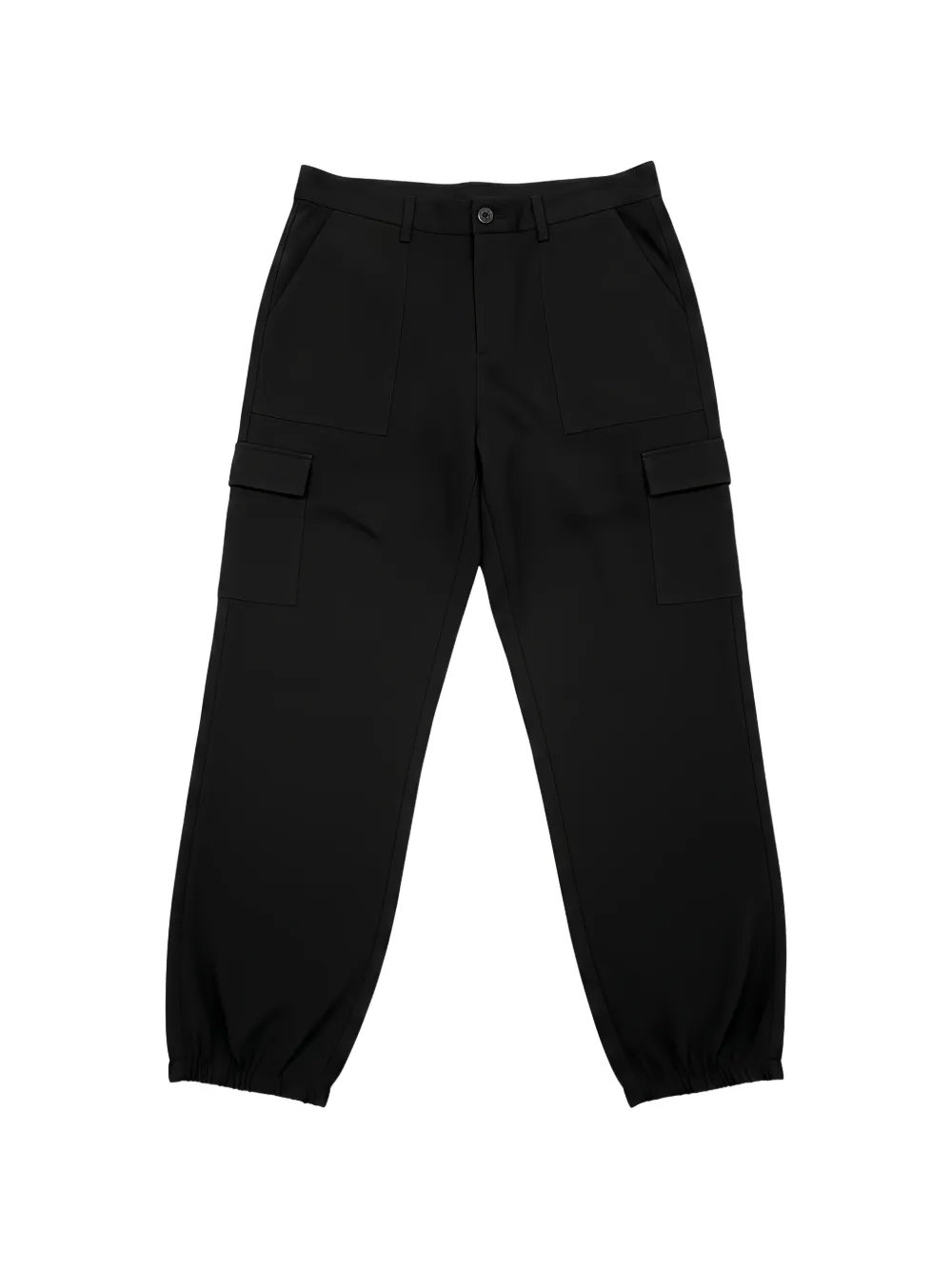 Black Label elasticated-cuff cargo pants