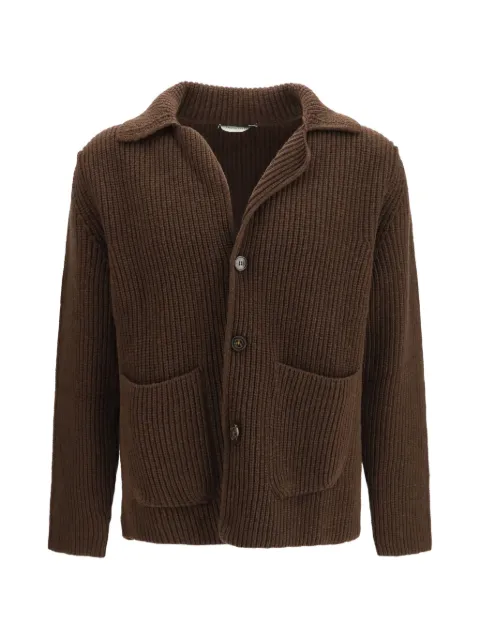 BROOKSFIELD ribbed-knit button-up cardigan