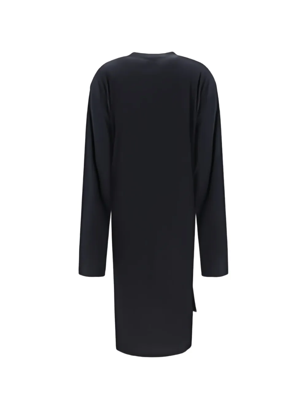 Balenciaga twisted-knot midi dress Zwart