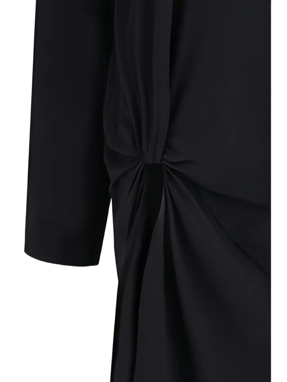Balenciaga twisted-knot midi dress Zwart