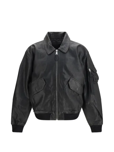 Alpha Industries CWU-36/P leather bomber jacket