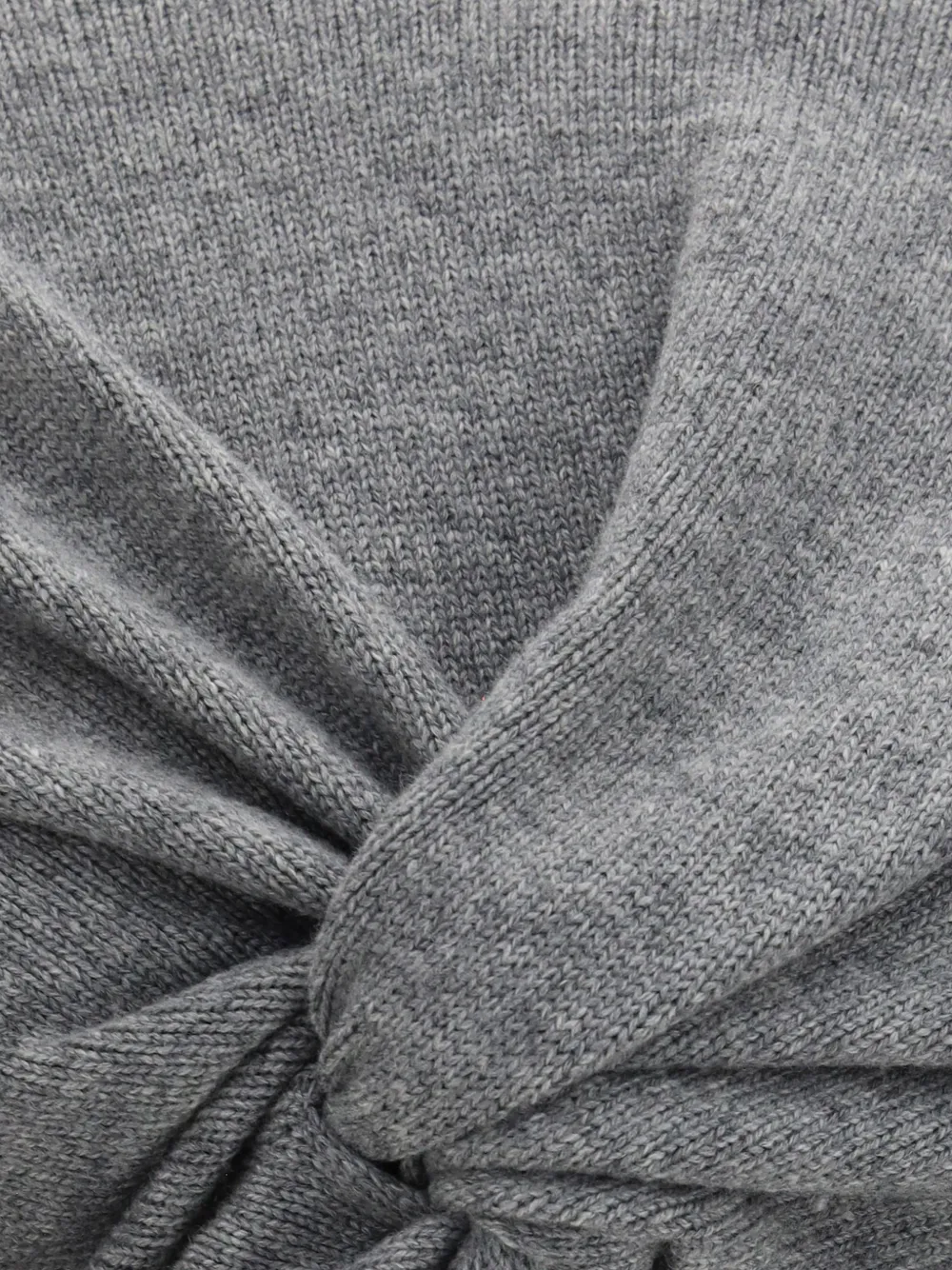 Balenciaga Trui met ronde hals en ruches Grijs