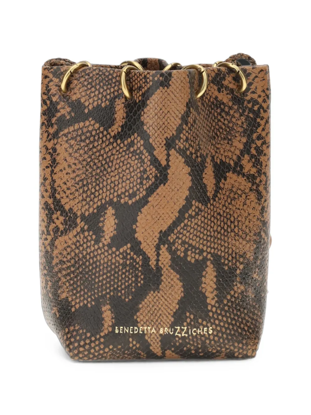 Benedetta Bruzziches Doudou Petite snake-effect bucket bag