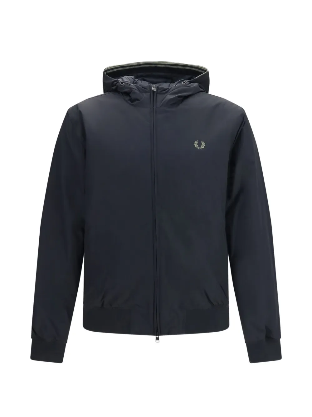 Fred Perry Brentham Hooded Jacket In Black