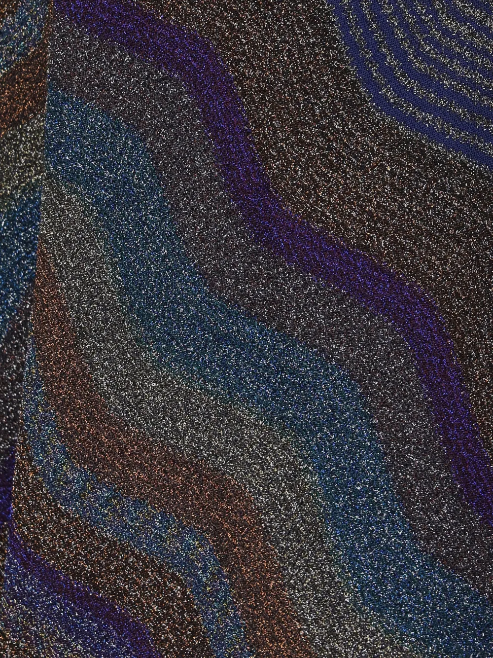 Missoni Gebreide maxi-rok met zigzag-patroon Bruin