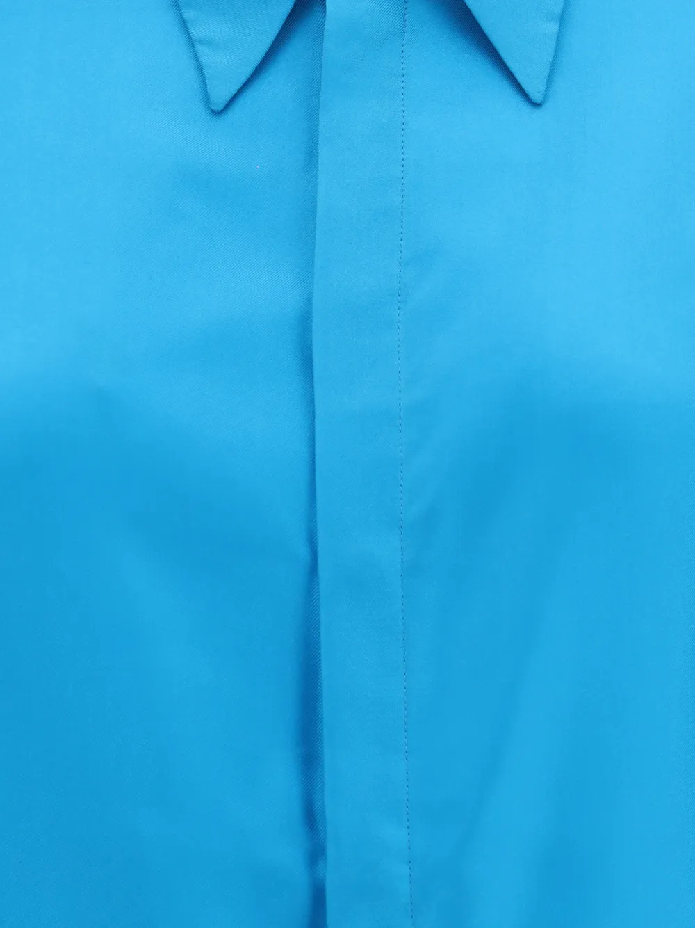 SA SU PHI Petit zijden blouse Blauw