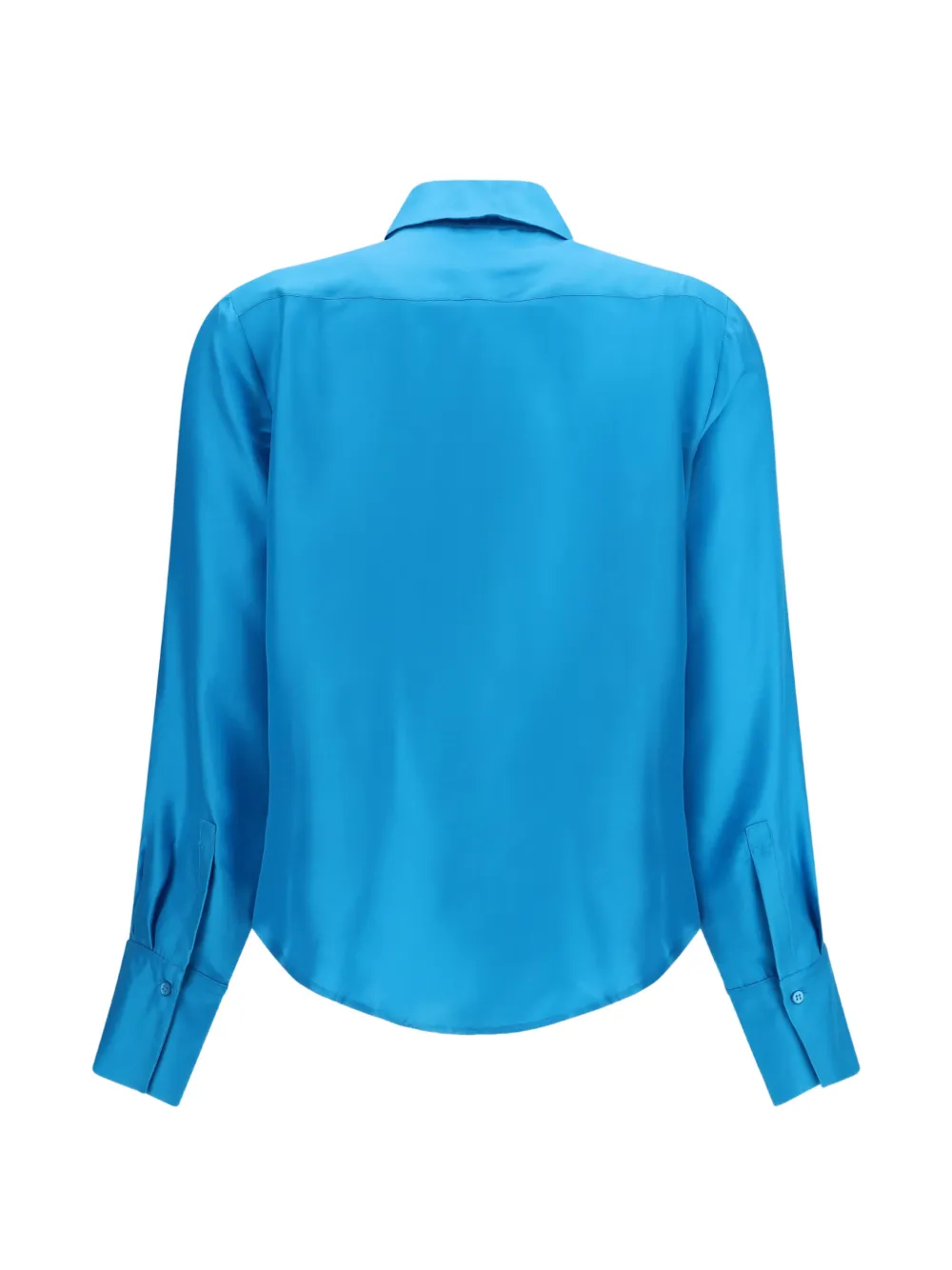 SA SU PHI Petit zijden blouse Blauw