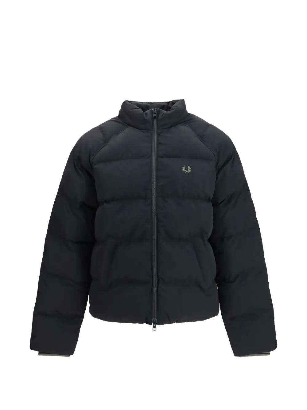 Fred Perry quilted raglan-sleeve jacket - Schwarz