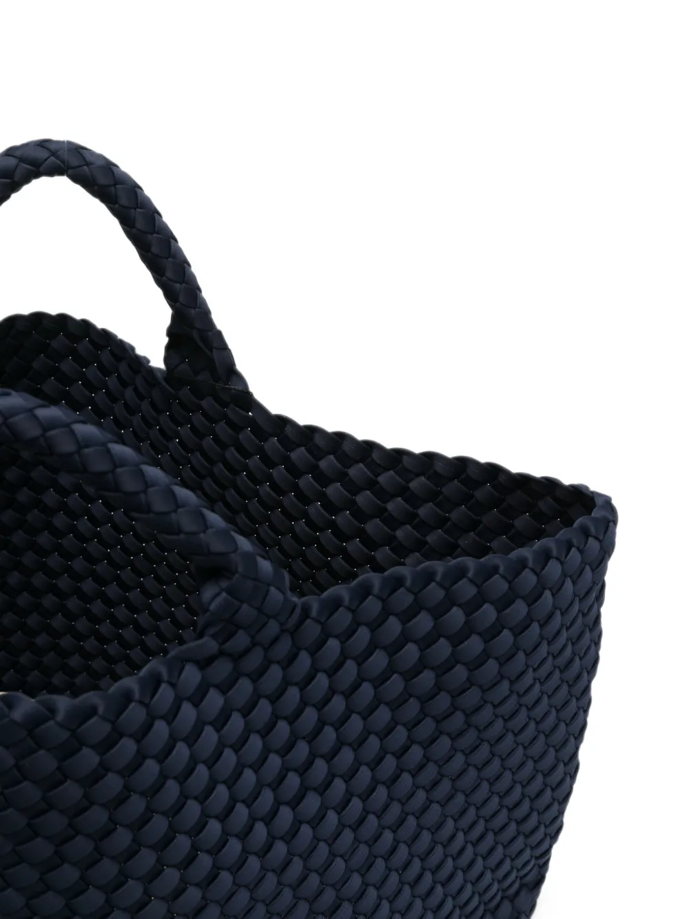 NAGHEDI St. Barths geweven shopper Blauw
