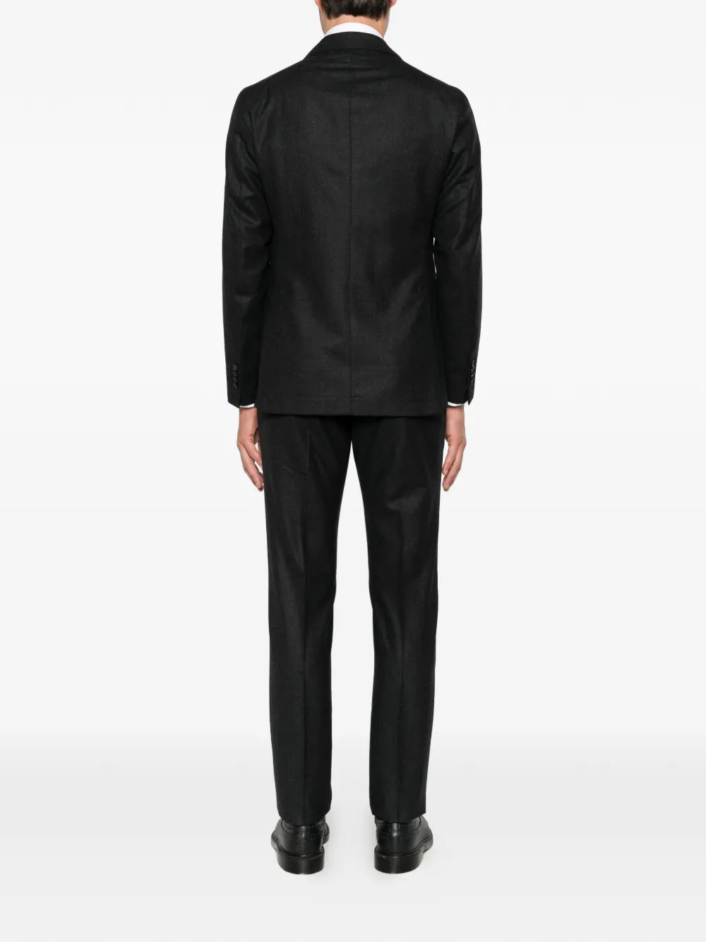 Tagliatore double-breasted peak-lapel suit Grijs