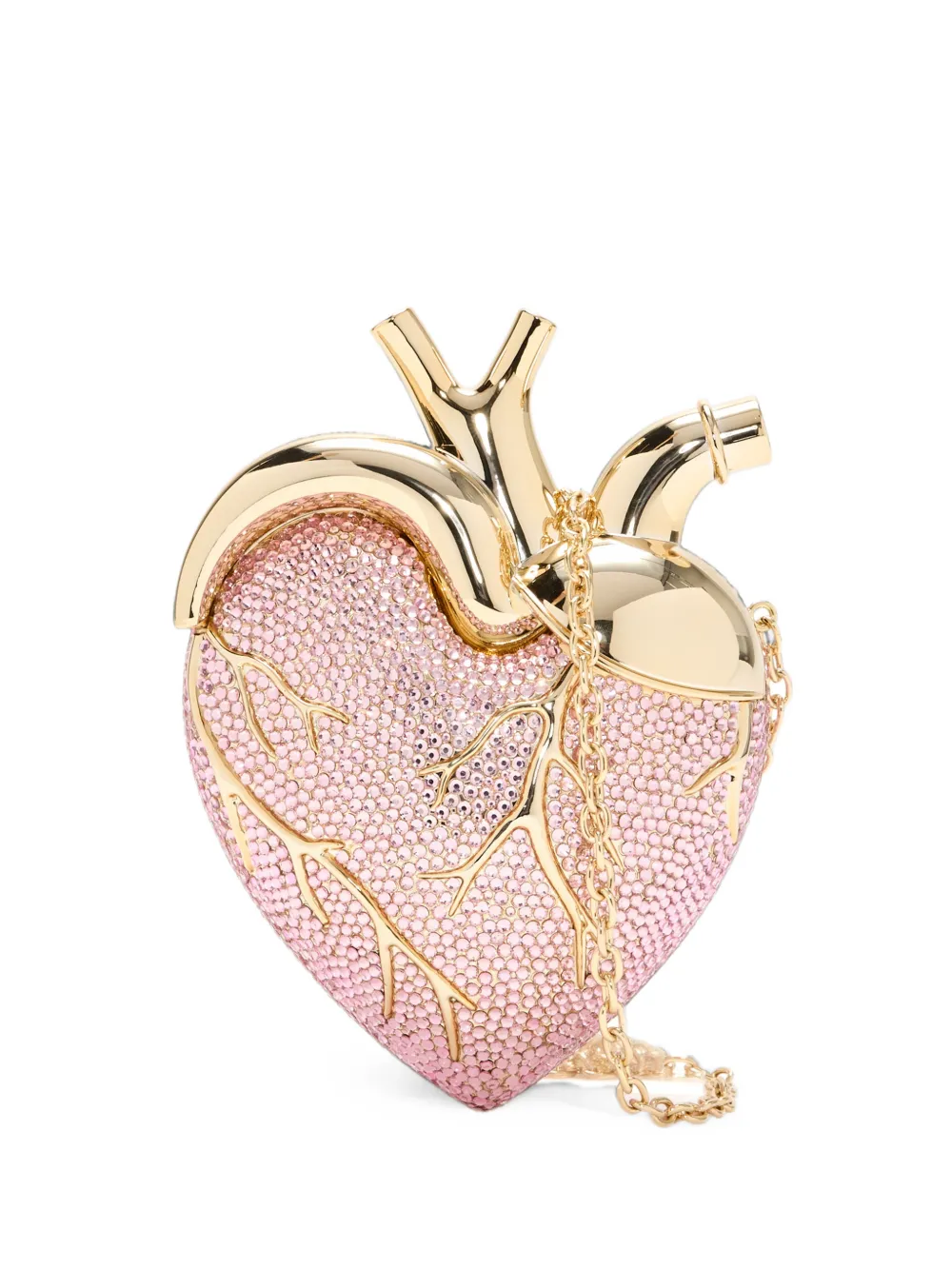 JW Pei Maren crystal-embellished heart-shaped bag