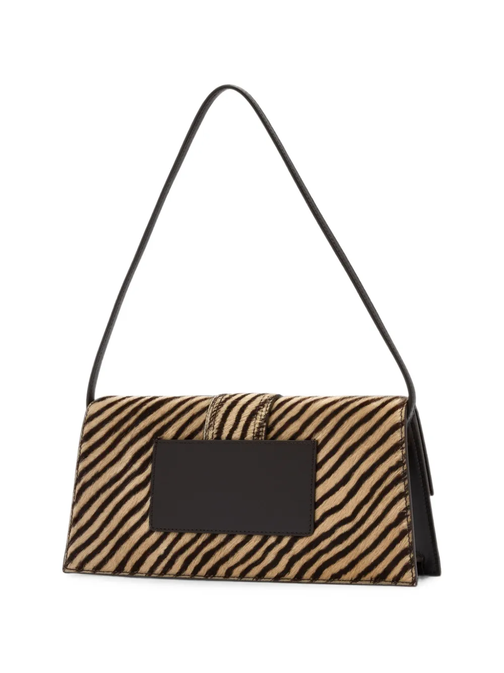 Jacquemus Shopper met zebraprint Beige