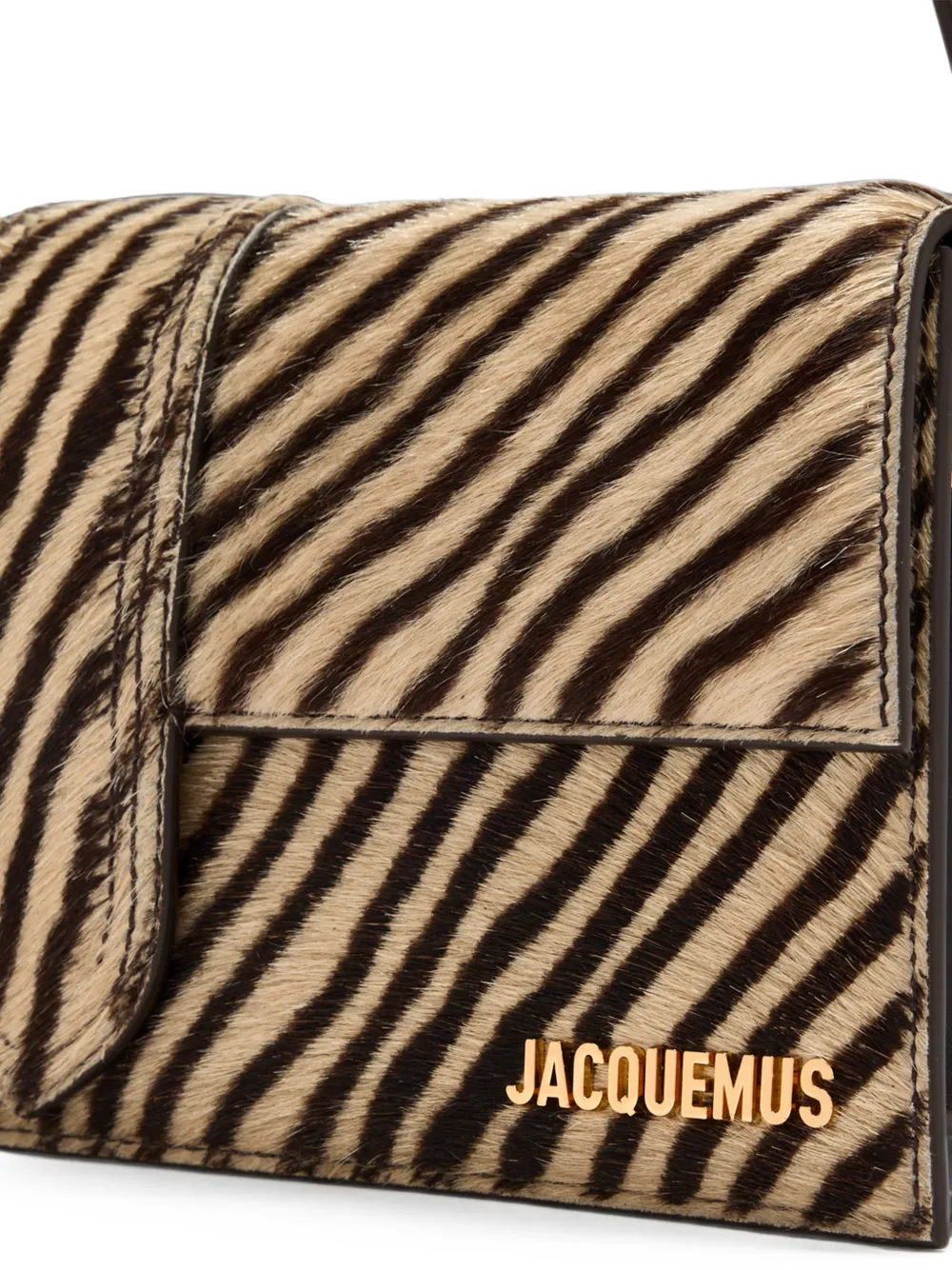 Jacquemus Shopper met zebraprint Beige