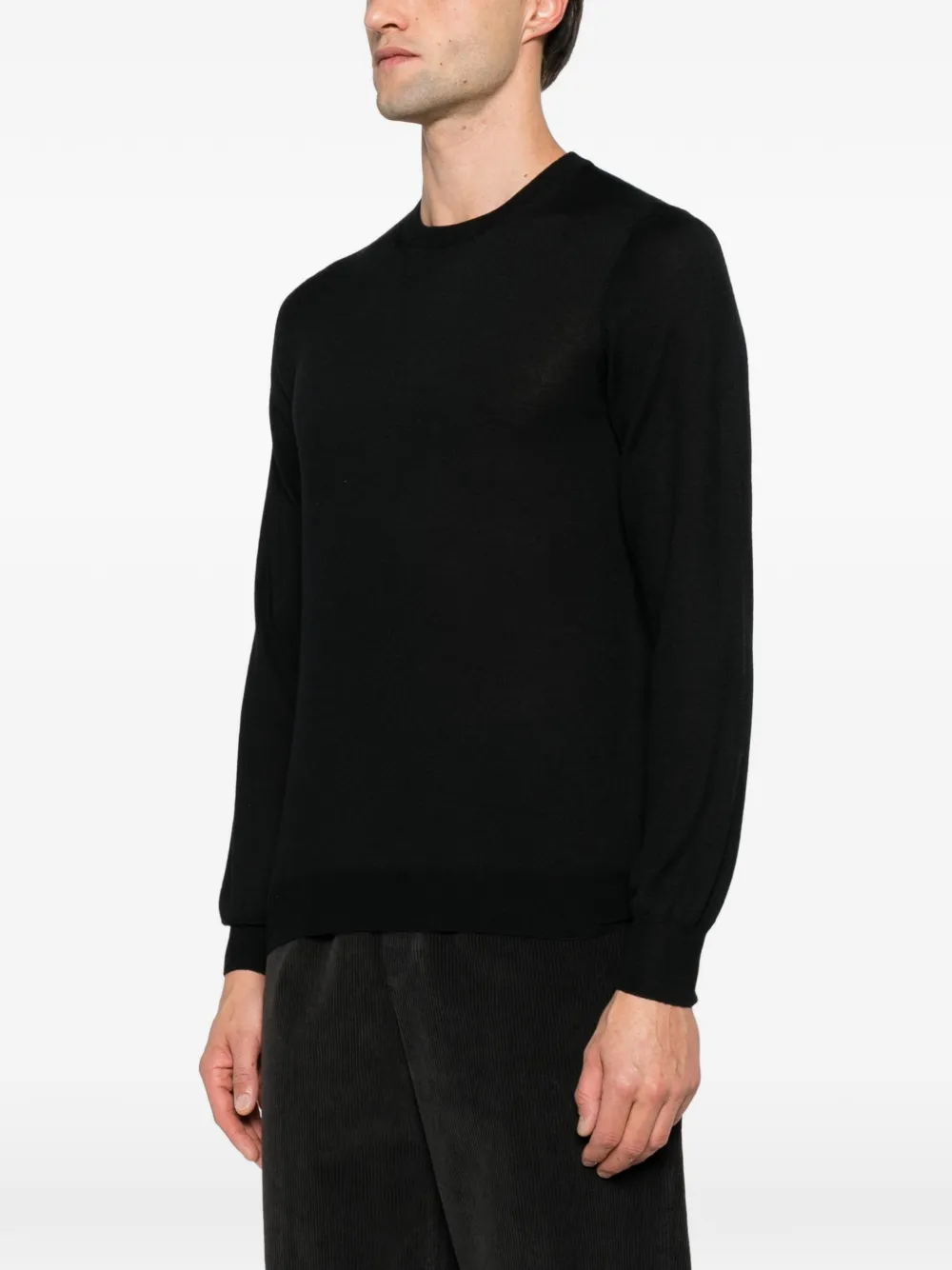 Tagliatore Trui met hoge hals Zwart