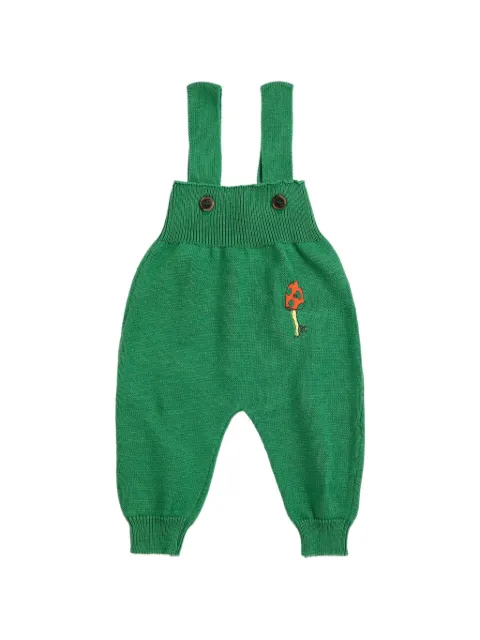 Bobo Choses Mush Monster knitted overalls