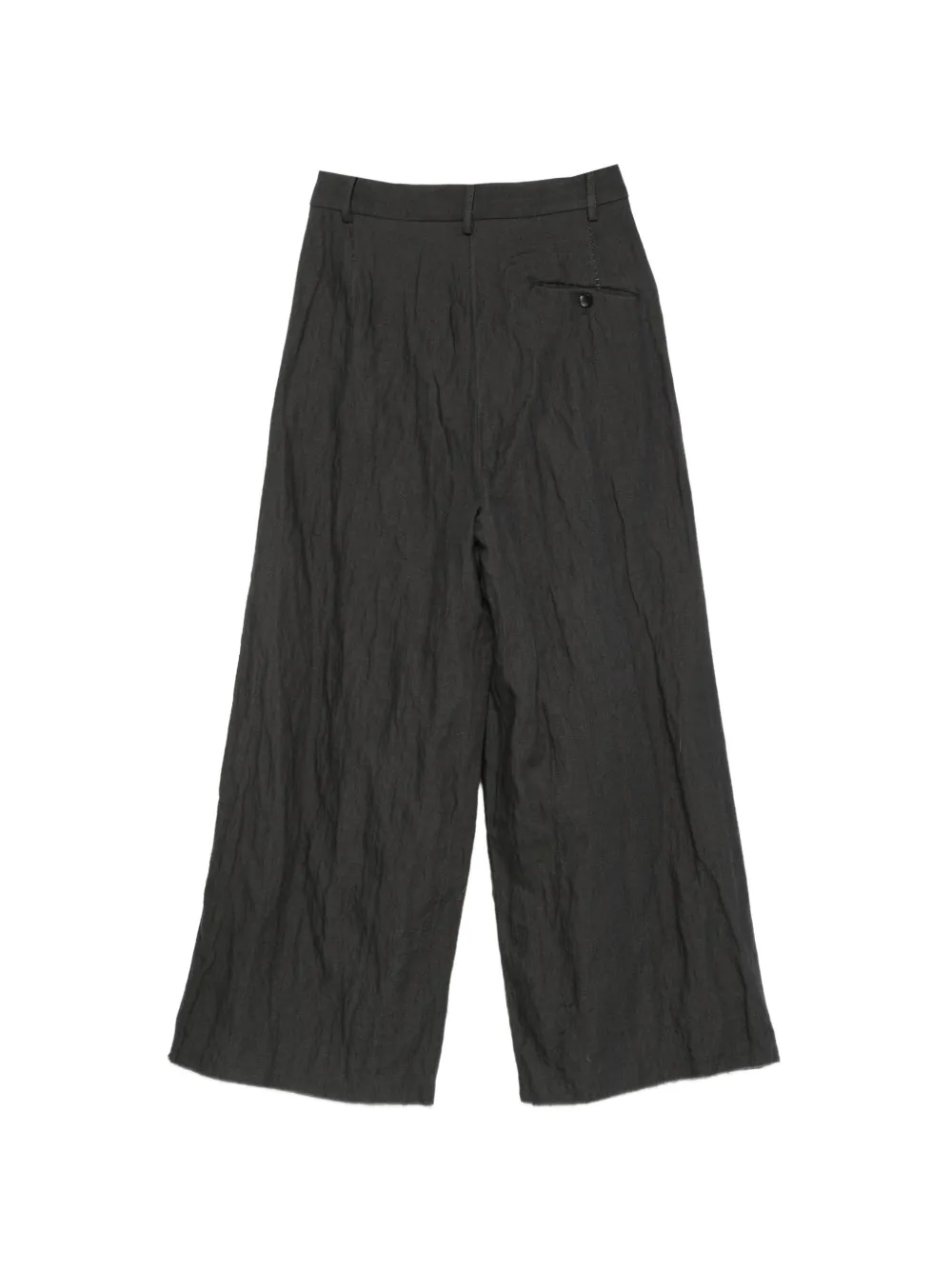 Masnada Broek met wijde pijpen Grijs