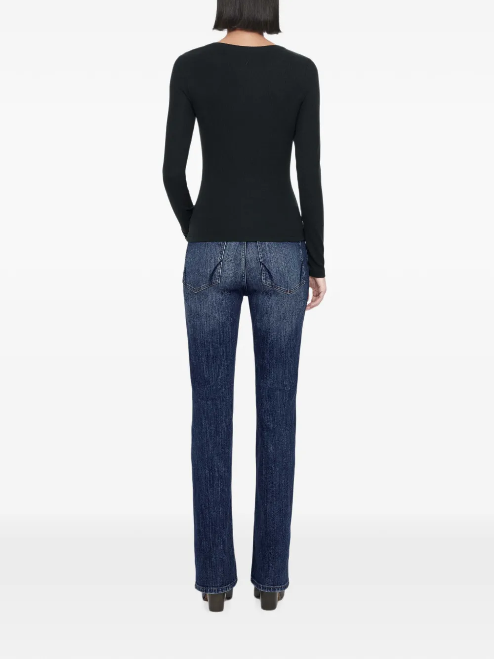 AllSaints Eve slim-bootcut jeans Blauw