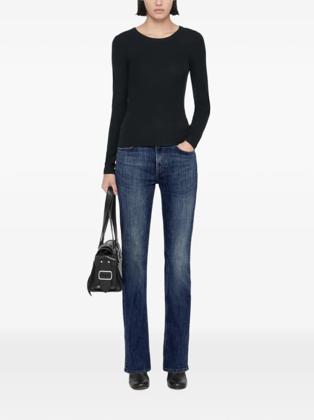 AllSaints Eve slim-bootcut jeans Blauw