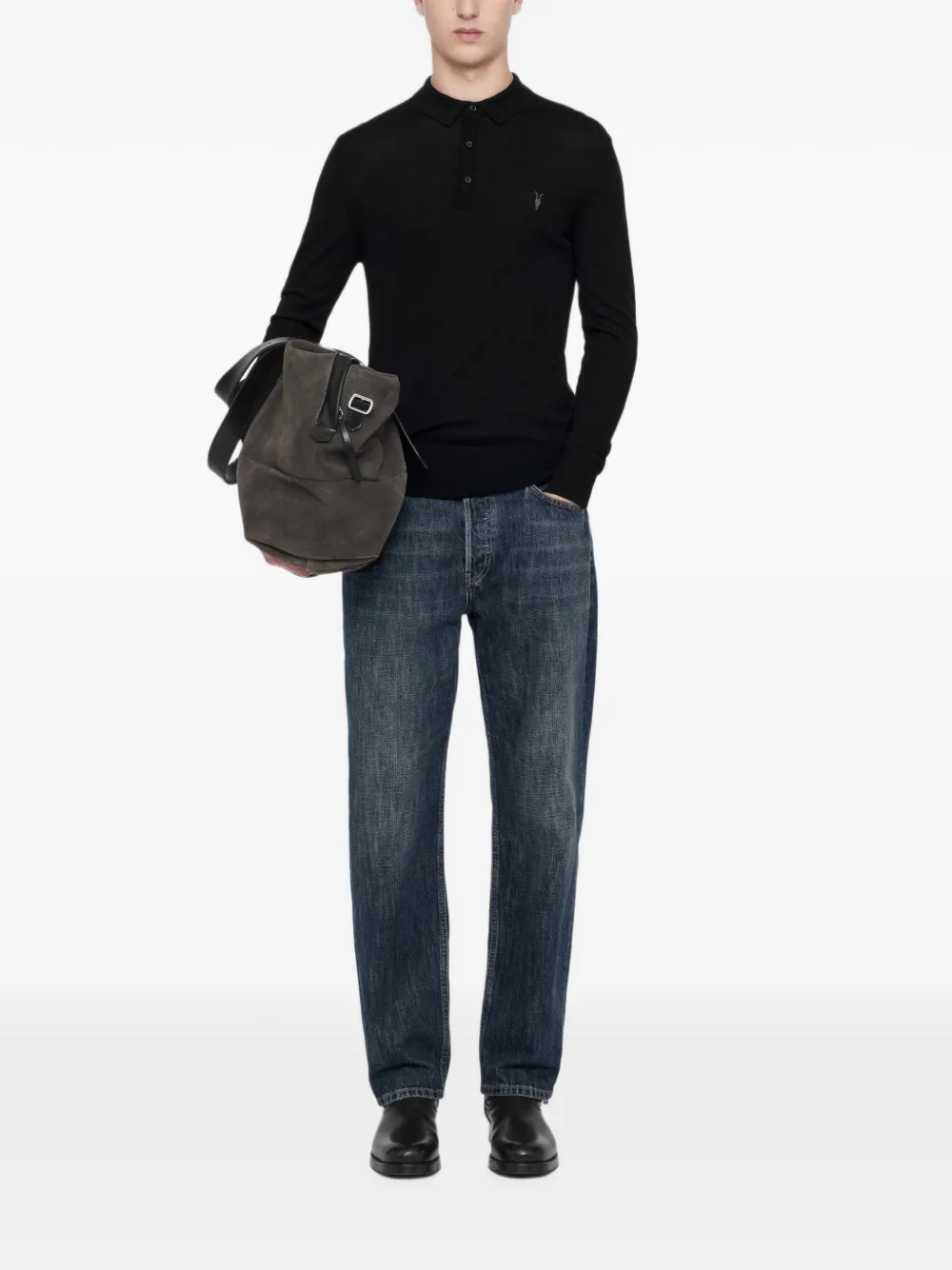 AllSaints Regular straight jeans Blauw