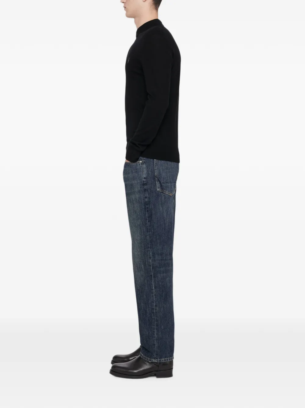 AllSaints Regular straight jeans Blauw