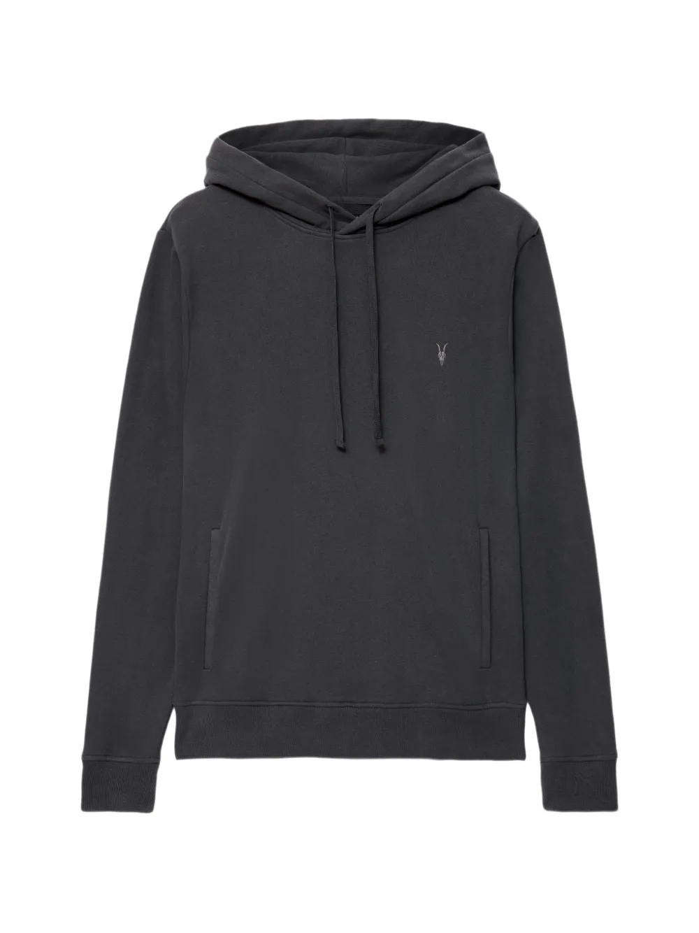 AllSaints Rave ramskull-embroidered hoodie