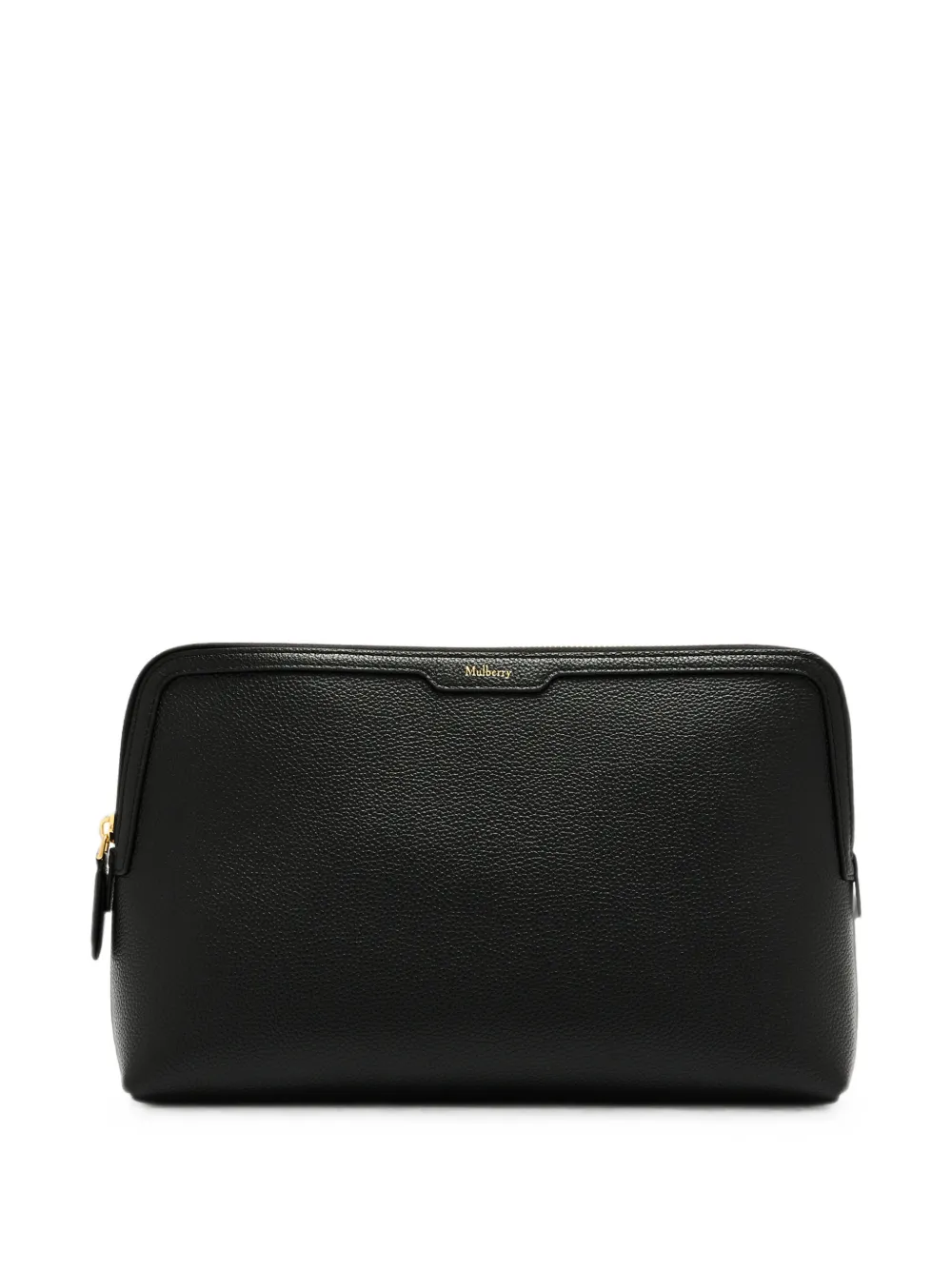 Mulberry grained leather wash bag