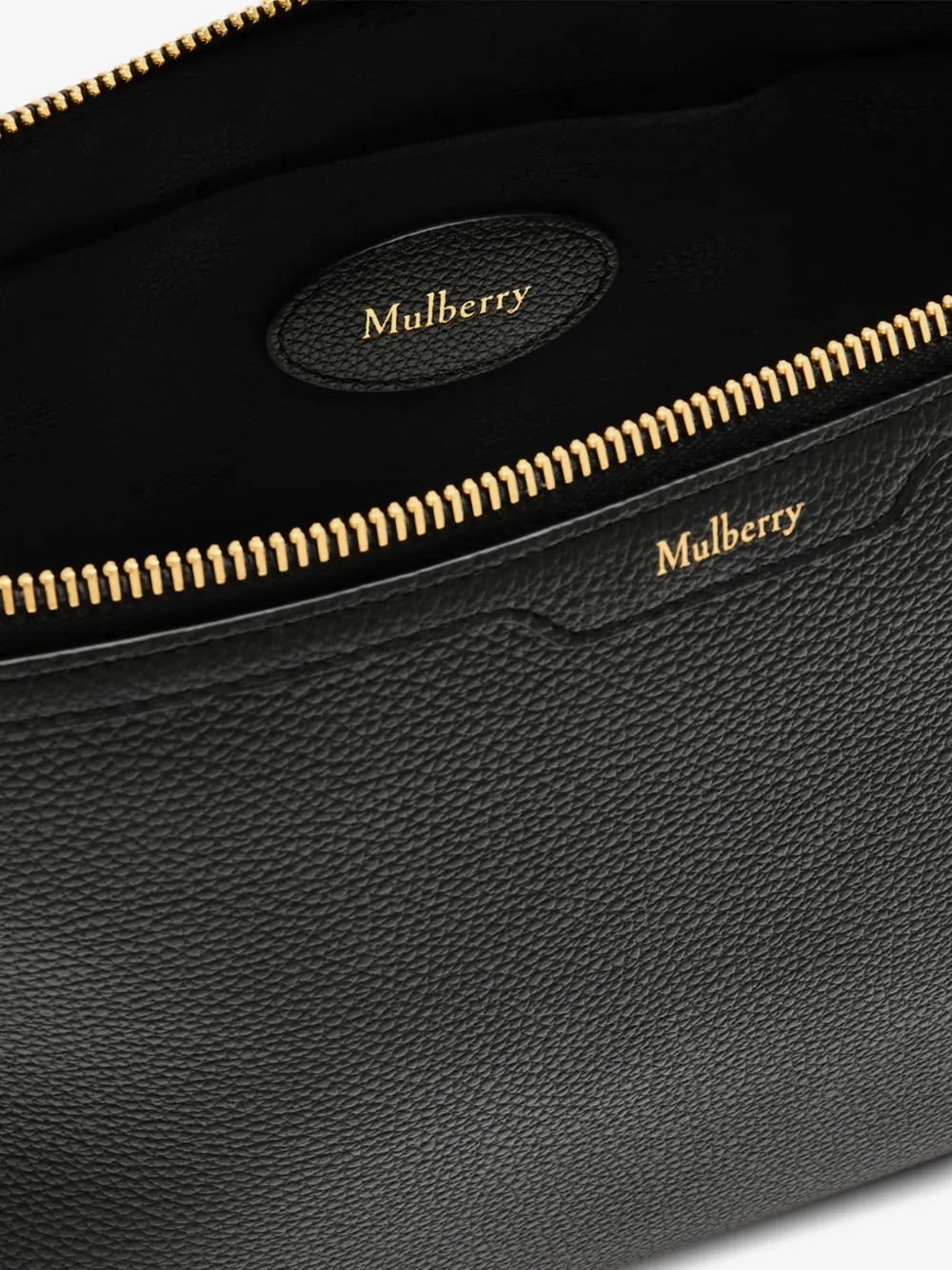 MULBERRY 그레인드 가죽 세면백