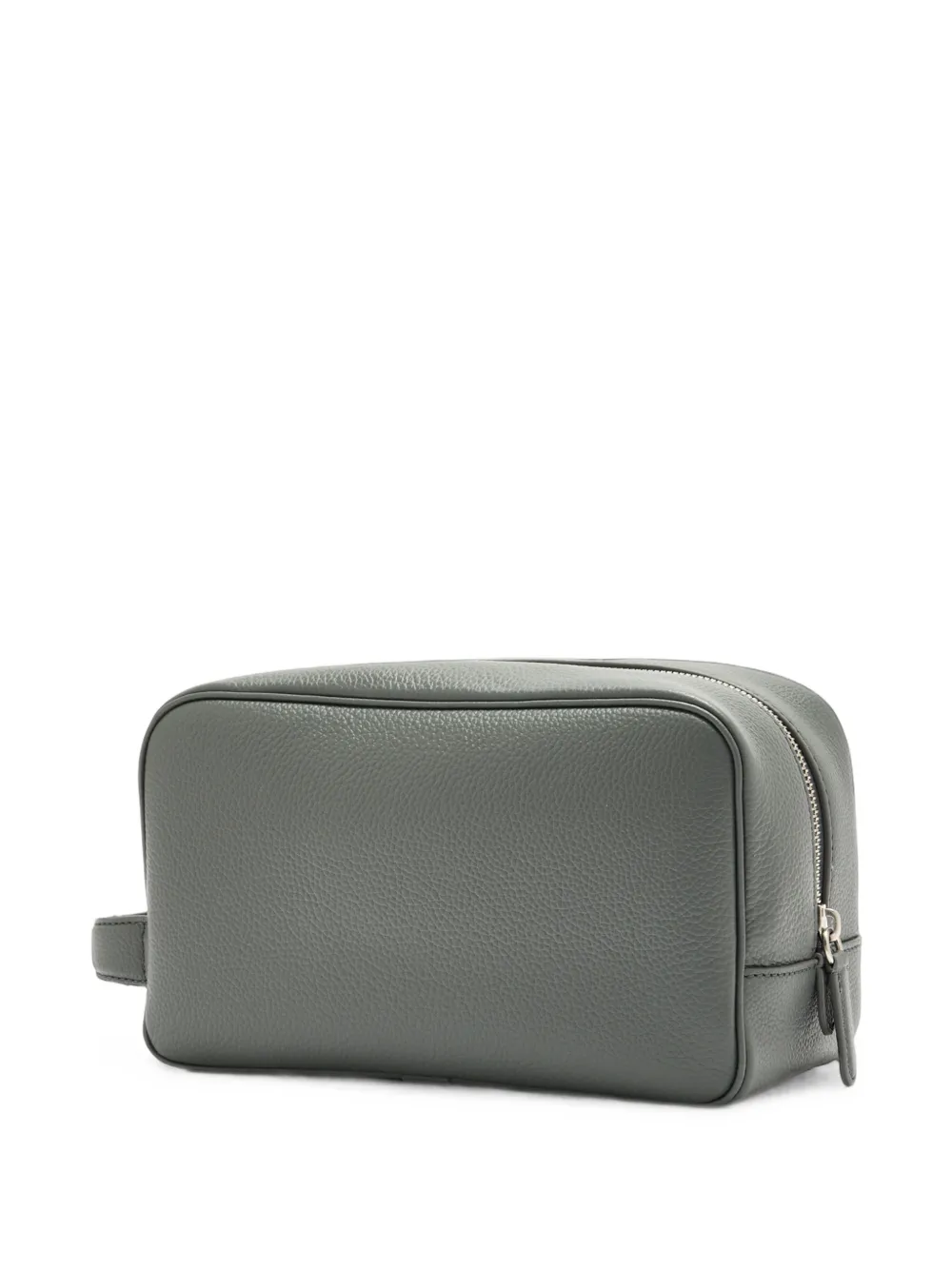 Mulberry Heritage leren toilettas met textuur Grijs