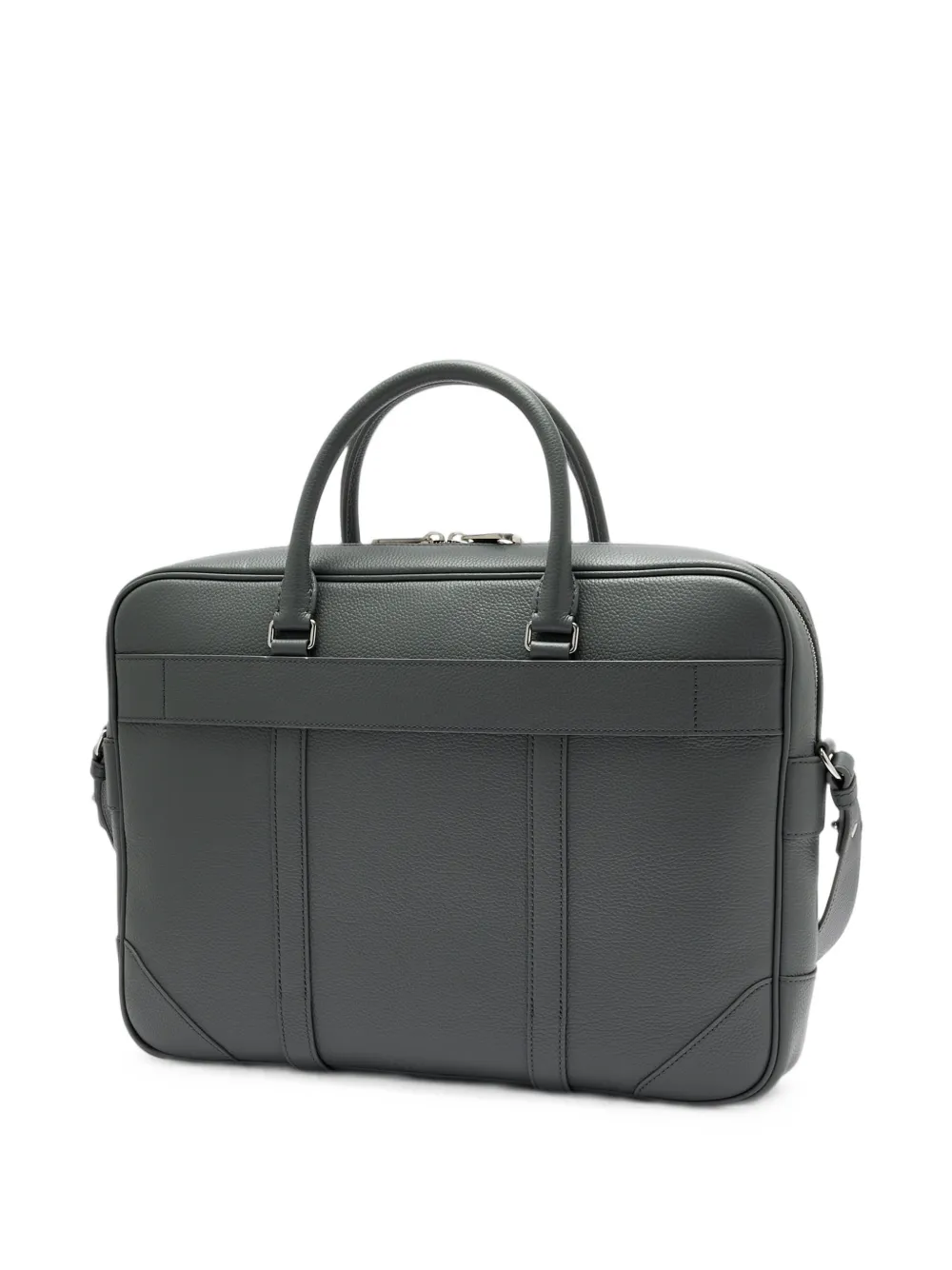 Mulberry Heritage leather briefcase Grijs
