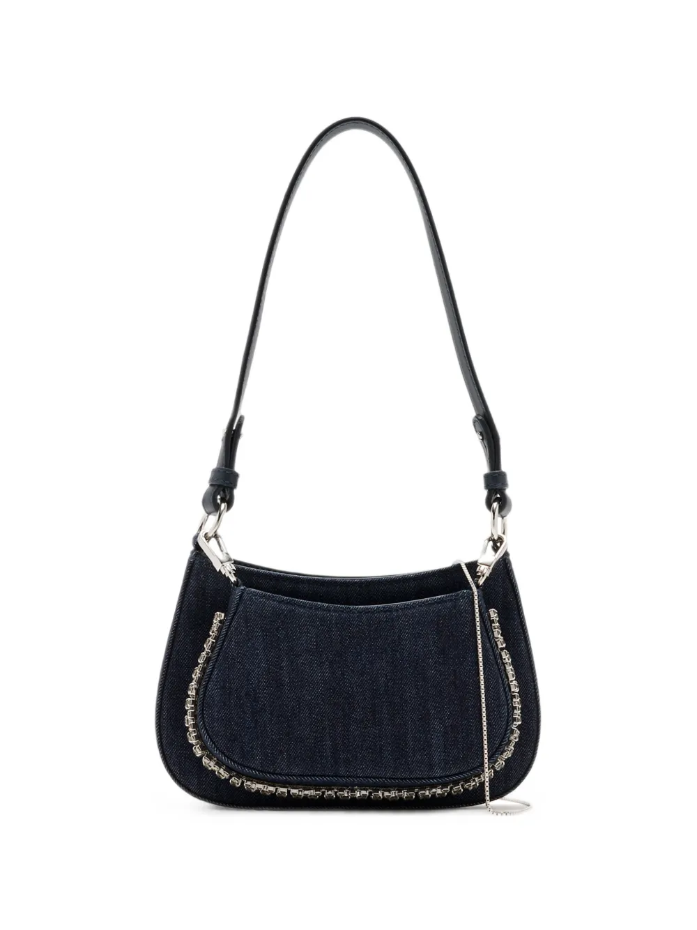 Rosantica Koala crystal-embellished denim shoulder bag
