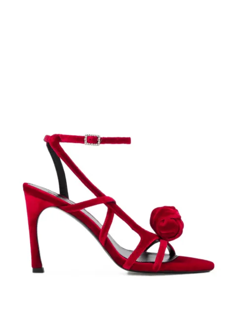 ROTATE BIRGER CHRISTENSEN velvet sandals