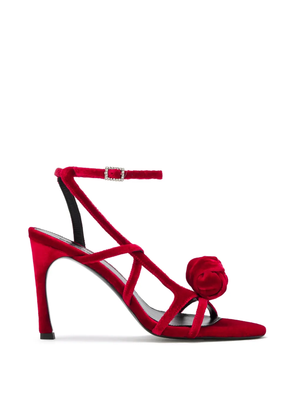 ROTATE BIRGER CHRISTENSEN velvet sandals