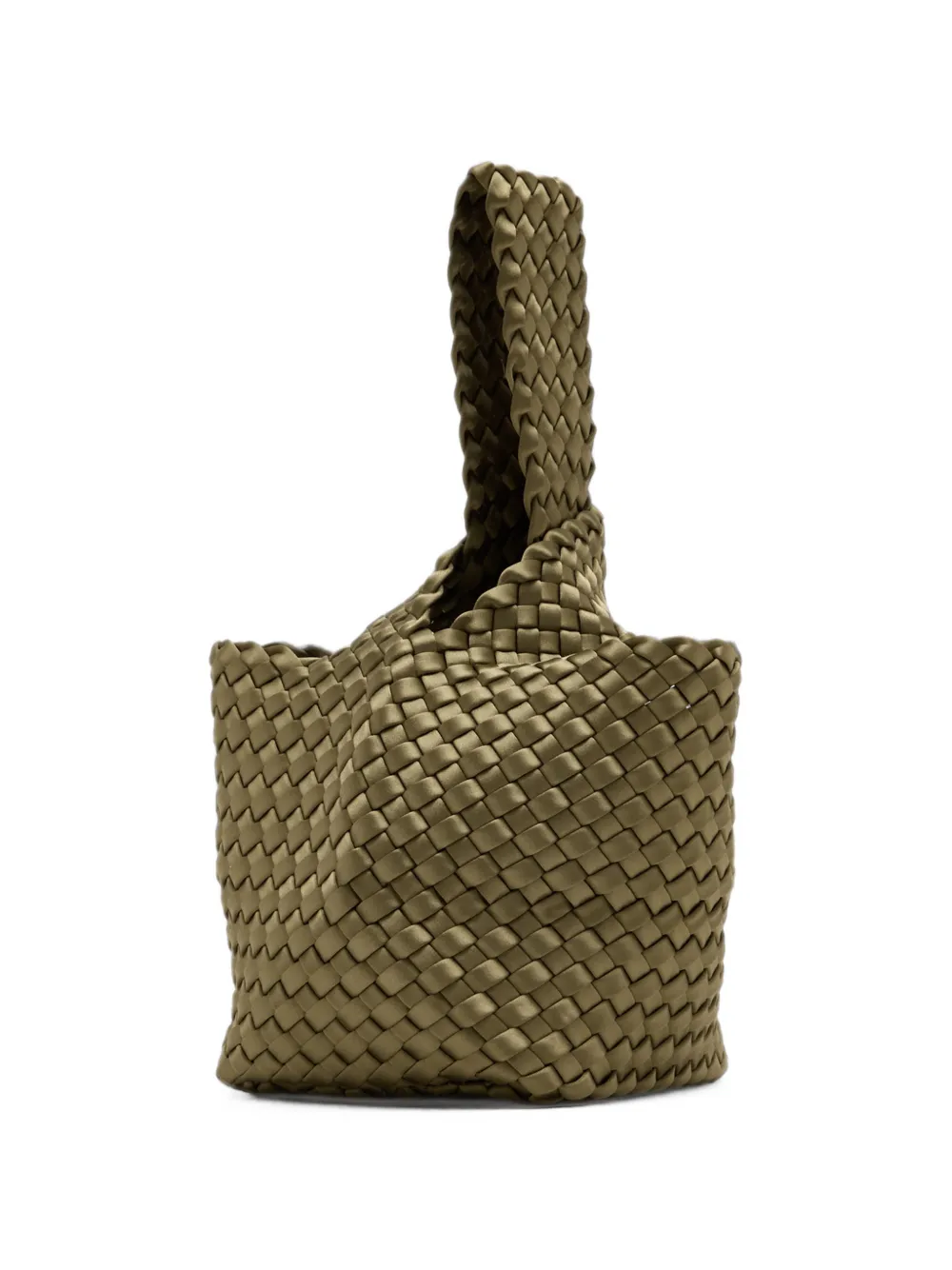 NAGHEDI Kyoto geweven shopper Groen