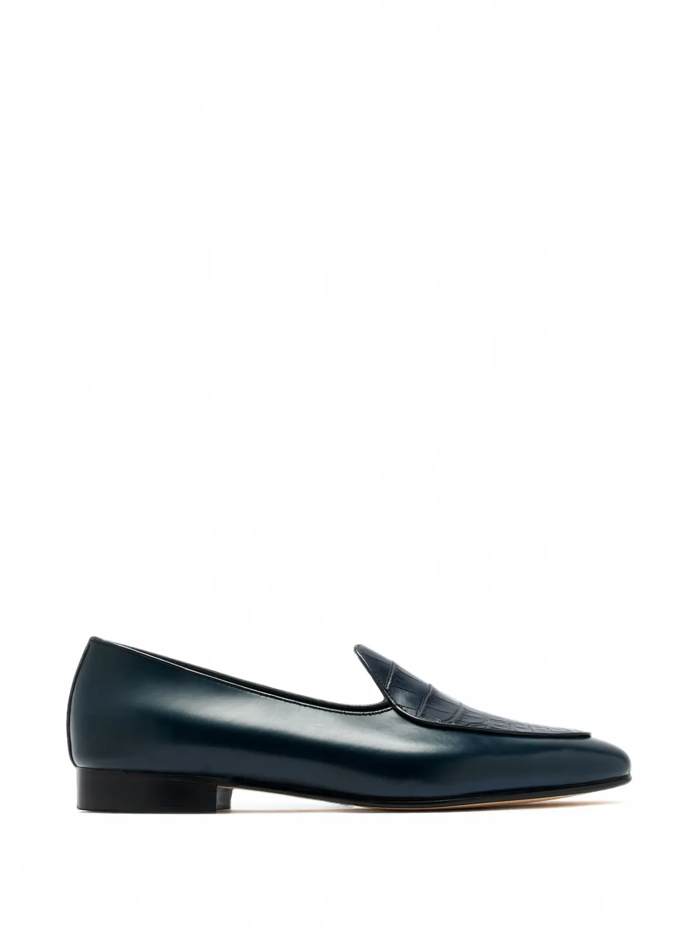 Edhen Milano Kensington Loafer mit Kroko-Effekt - Blau