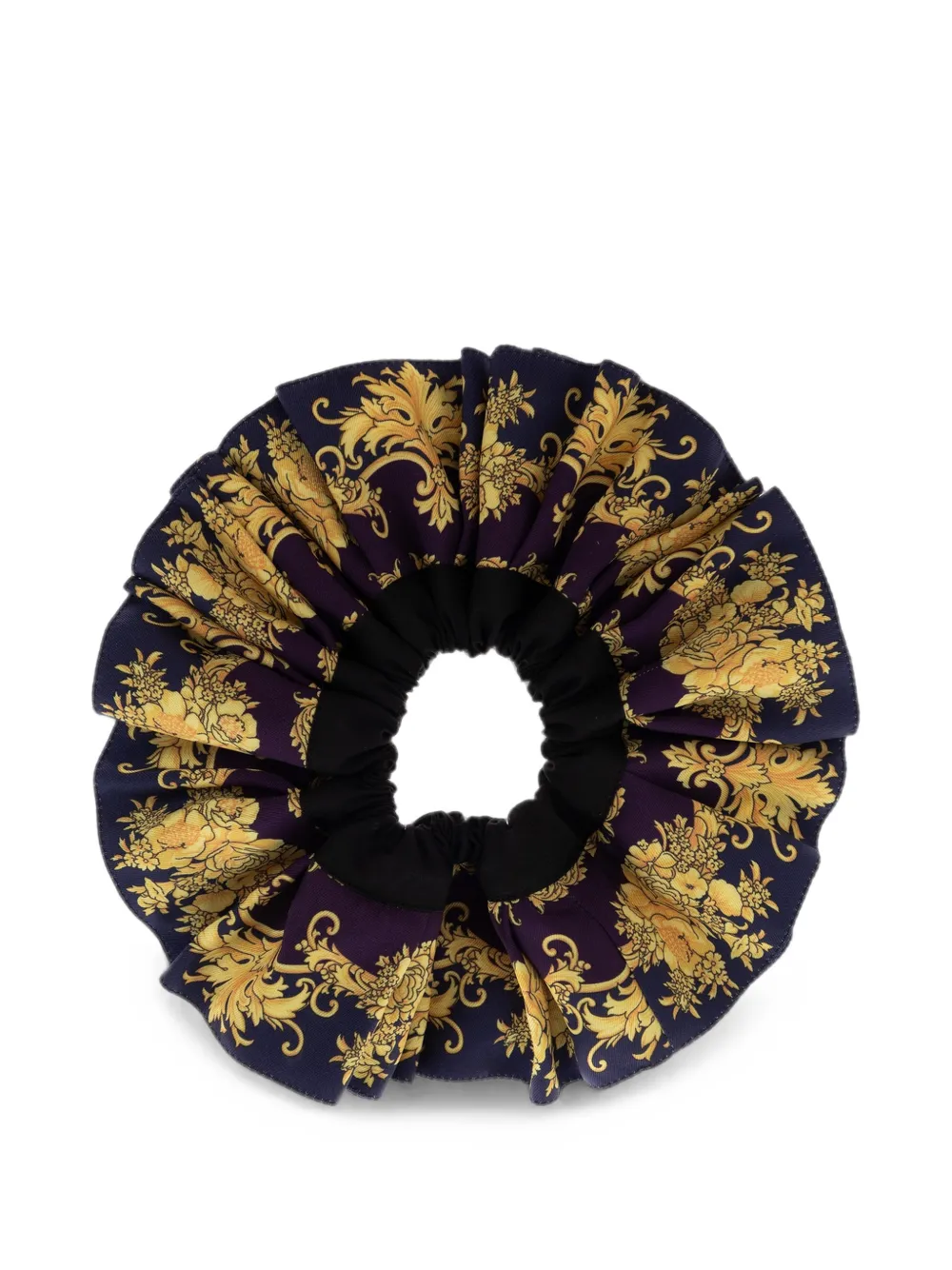 Versace printed cotton poplin scrunchie
