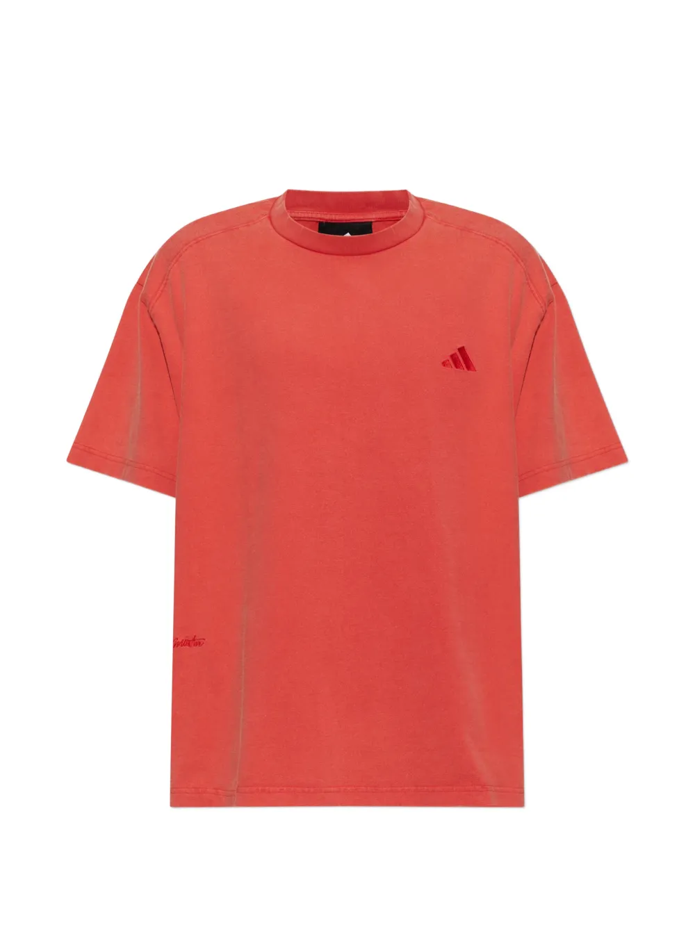 adidas x Tyrrell Winston logo-embroidered T-shirt - Rosso