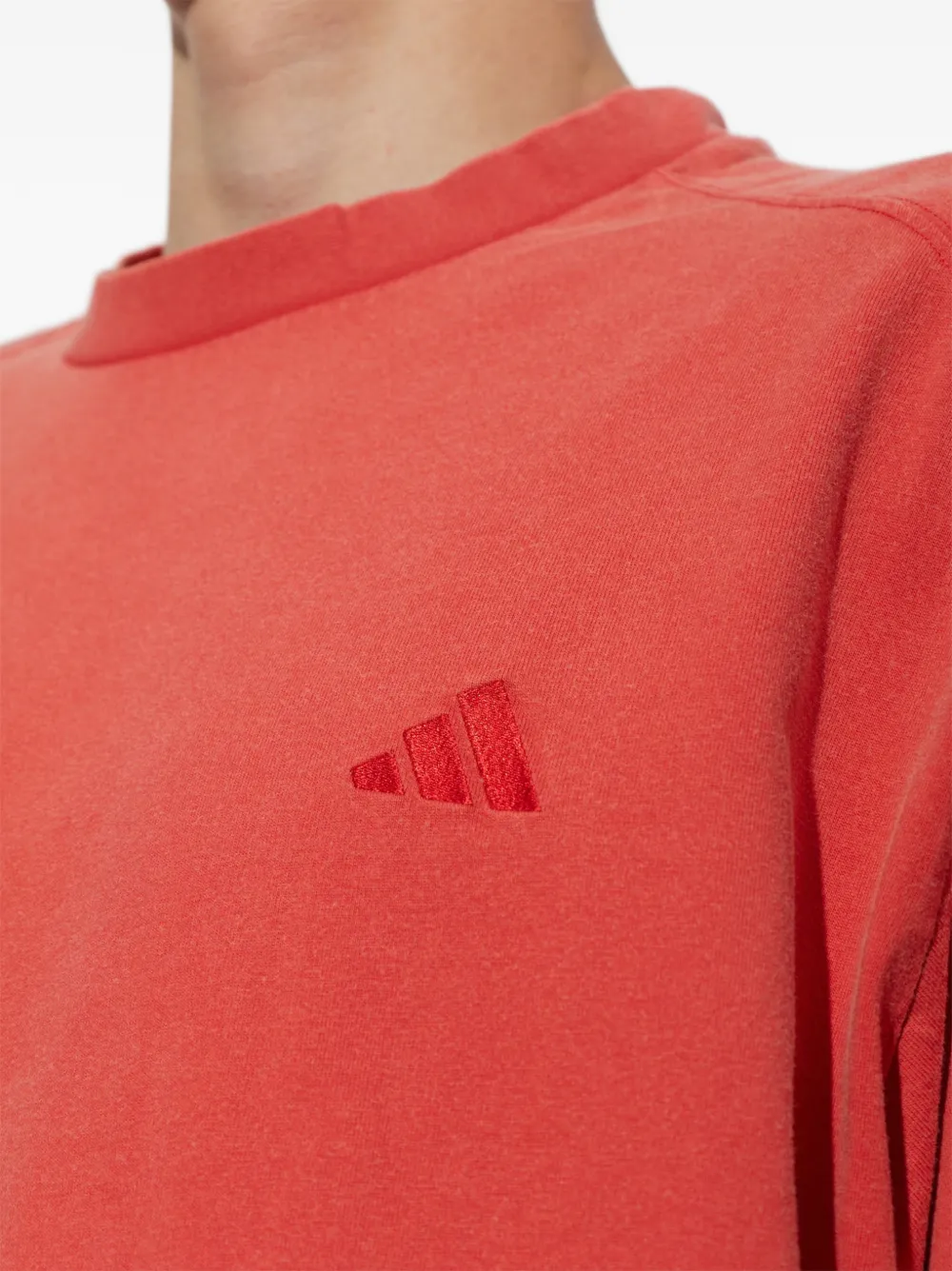 adidas x Tyrrell Winston T-shirt met geborduurd logo Rood