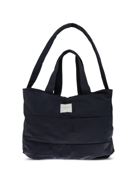 RETHINKIT STUDIOS logo-patch quilted tote bag