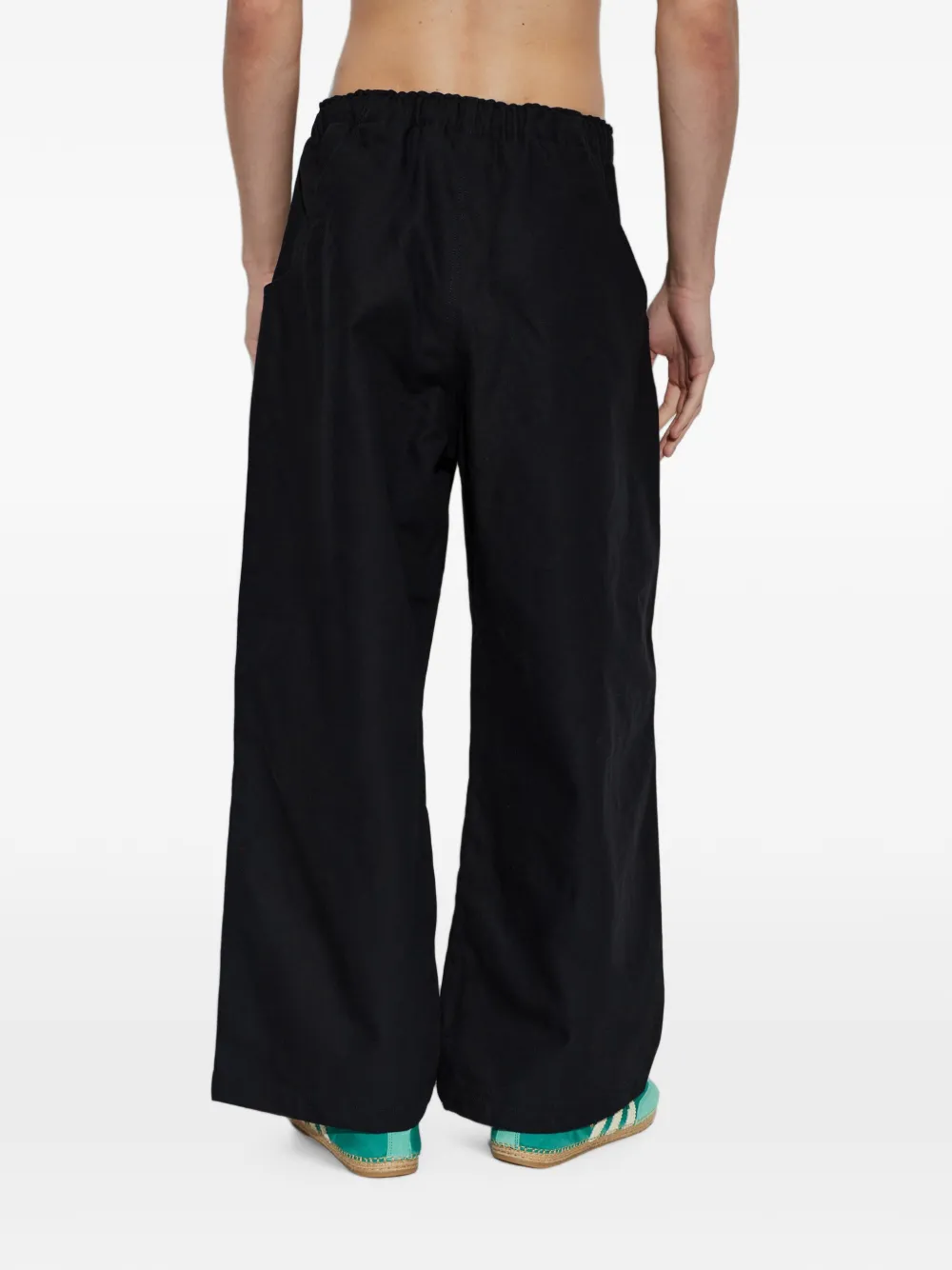 adidas x Equipment broek met wijde pijpen Zwart